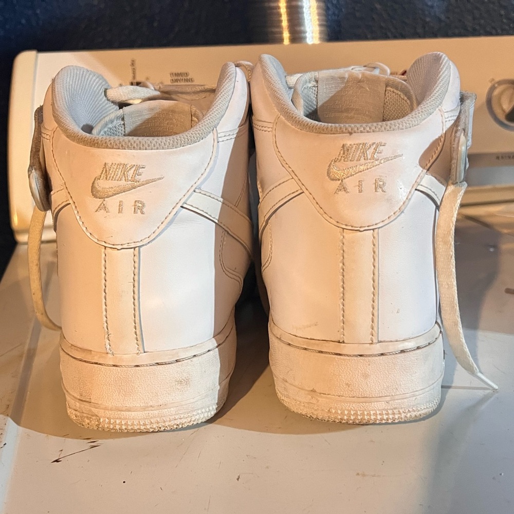 Nike All white high top Nike Air Force 1s size 14 - Picture 5 of 9